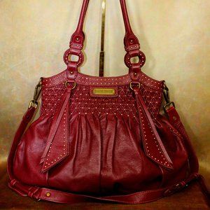 LOCKHEART SHOULDER BAG ENHANCED W SMALL BRASS STUD